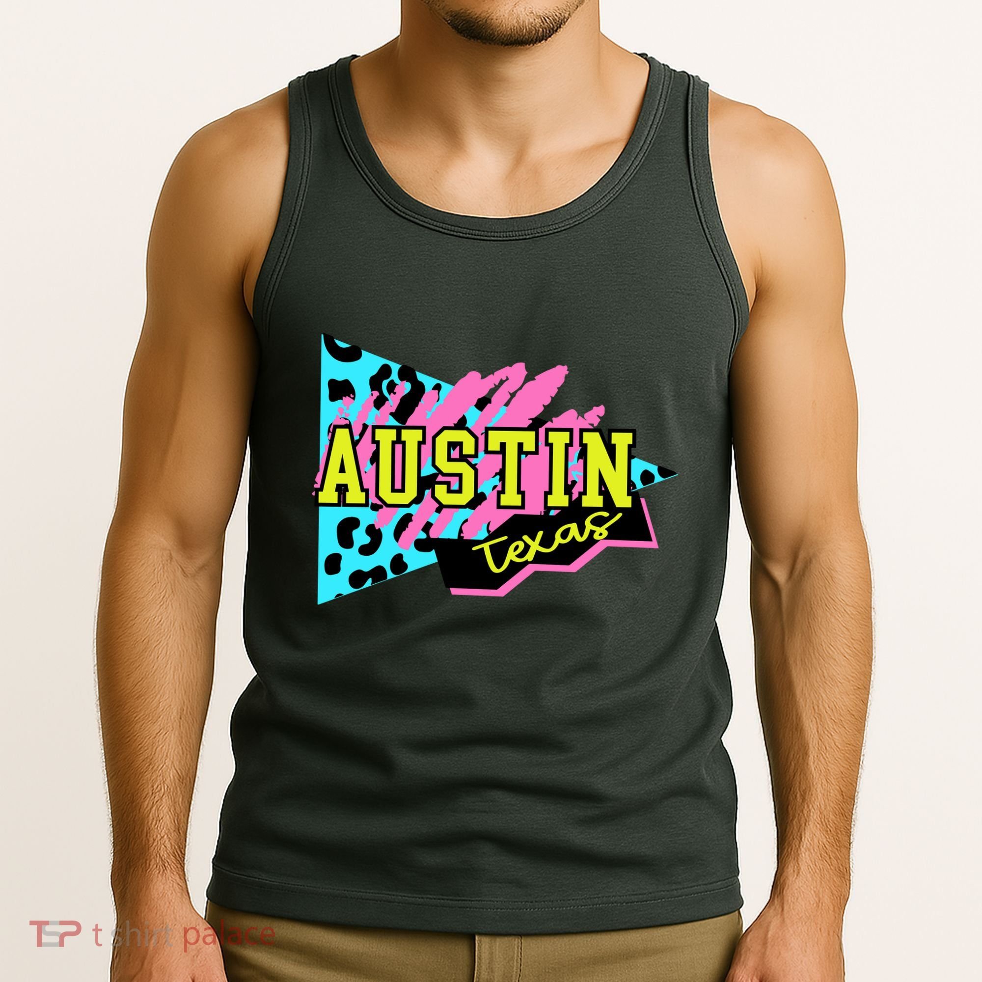Austin Texas Retro 90s Tank Top