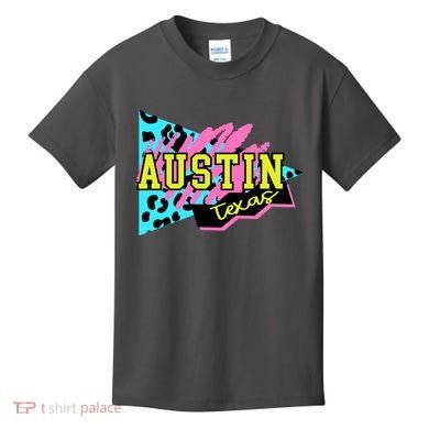 Austin Texas Retro 90s Kids T-Shirt
