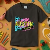 Austin Texas Retro 90s Kids T-Shirt thumb 3