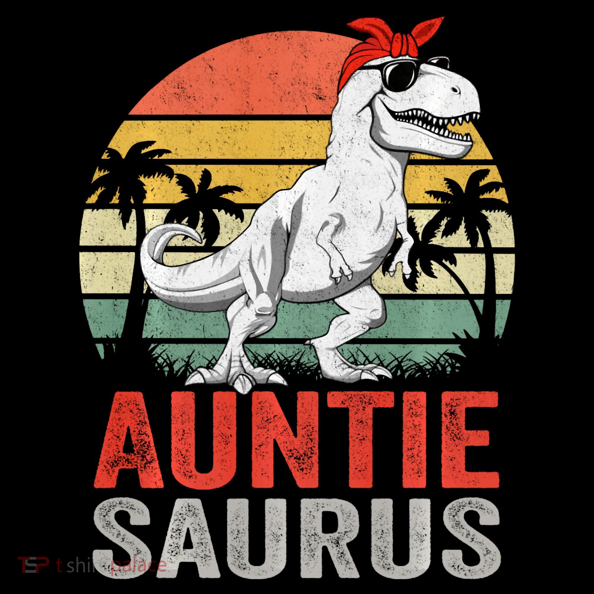 Auntiesaurus T Rex Dinosaur Auntie Saurus Family Matching Long Sleeve Coffee Mug