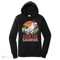 Auntiesaurus T Rex Dinosaur Auntie Saurus Family Matching Long Sleeve Women's Hoodie thumb 0