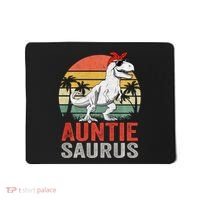Auntiesaurus T Rex Dinosaur Auntie Saurus Family Matching Long Sleeve Mousepad thumb 0