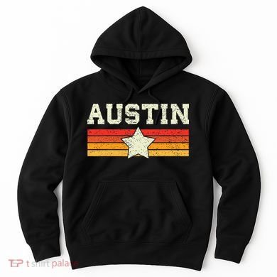 Austin Texas Retro Vintage Gift Hoodie
