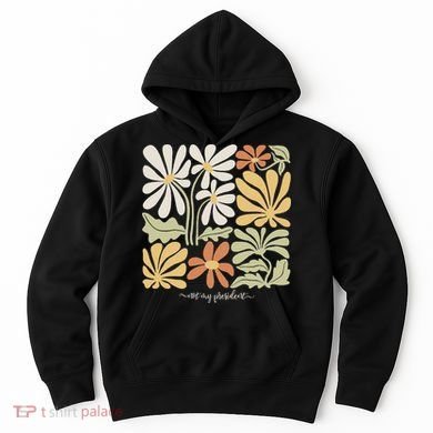 Anti Trump Subtle Not My President Flowers Statement Hoodie