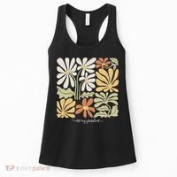 Anti Trump Subtle Not My President Flowers Statement Women's Tank Top thumb 0