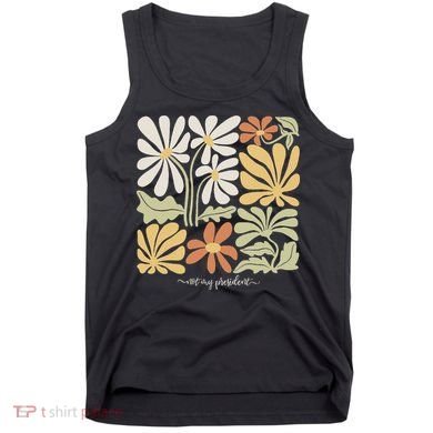 Anti Trump Subtle Not My President Flowers Statement Tank Top