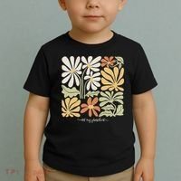 Anti Trump Subtle Not My President Flowers Statement Toddler T-Shirt thumb 2