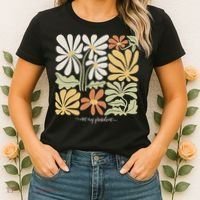 Anti Trump Subtle Not My President Flowers Statement Women's T-Shirt thumb 2