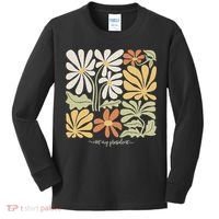 Anti Trump Subtle Not My President Flowers Statement Kids Long Sleeve Shirt thumb 0