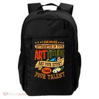 Art Teacher Student School Artist Illustrator Painter Backpack thumb 0