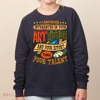 Art Teacher Student School Artist Illustrator Painter Women's Sweatshirt thumb 0