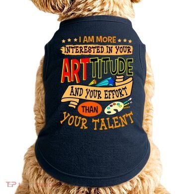 Art Teacher Student School Artist Illustrator Painter Doggie Tank