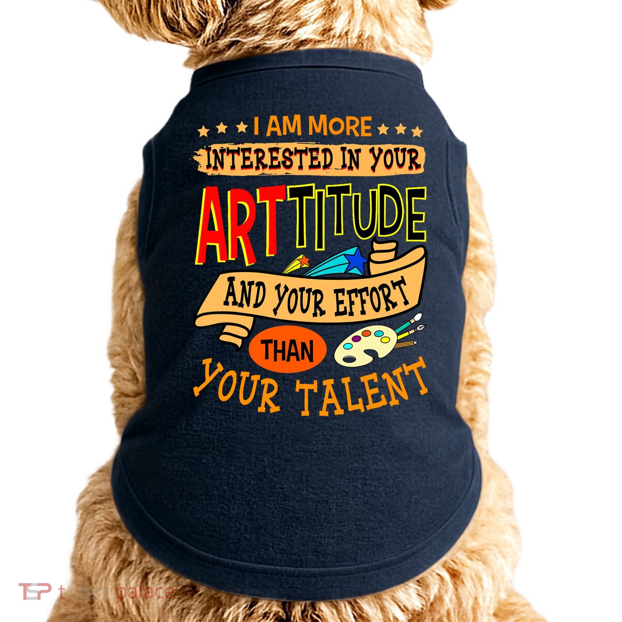 Art Teacher Student School Artist Illustrator Painter Doggie Tank