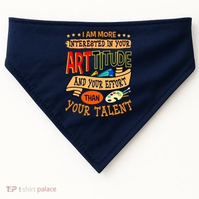 Art Teacher Student School Artist Illustrator Painter USA-Made Doggie Bandana