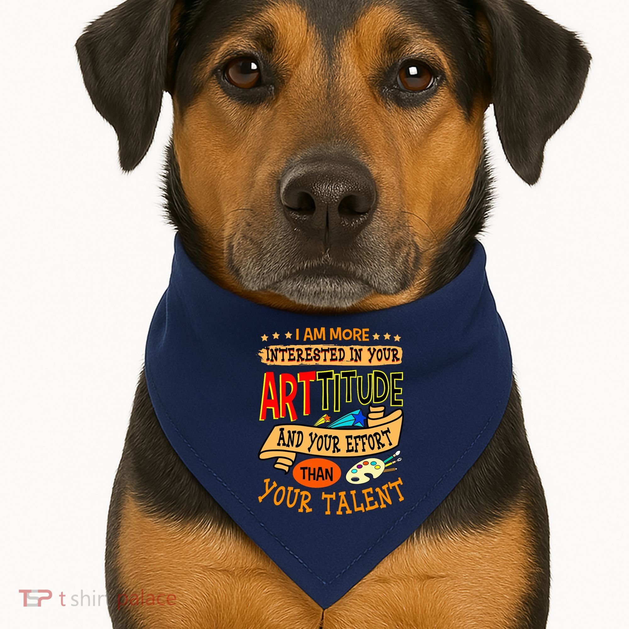 Art Teacher Student School Artist Illustrator Painter USA-Made Doggie Bandana