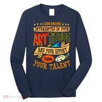 Art Teacher Student School Artist Illustrator Painter Long Sleeve Shirt thumb 0