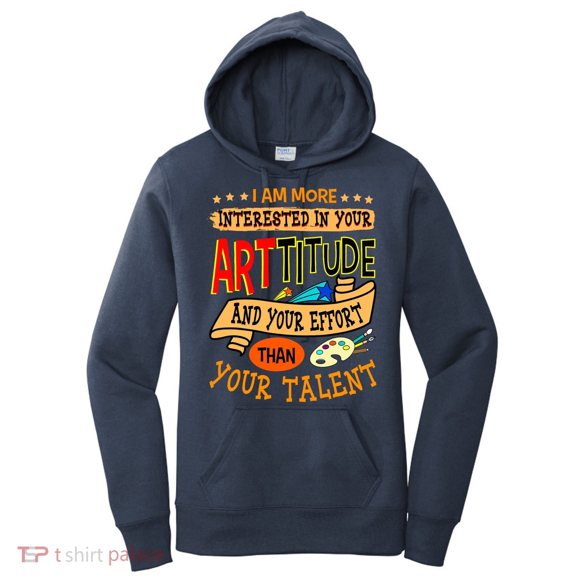 Art Teacher Student School Artist Illustrator Painter Women's Hoodie