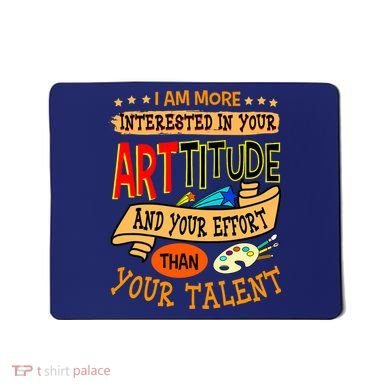 Art Teacher Student School Artist Illustrator Painter Mousepad