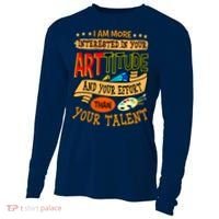 Art Teacher Student School Artist Illustrator Painter Cooling Performance Long Sleeve Crew thumb 0