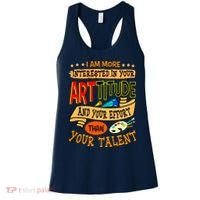 Art Teacher Student School Artist Illustrator Painter Women's Tank Top thumb 0