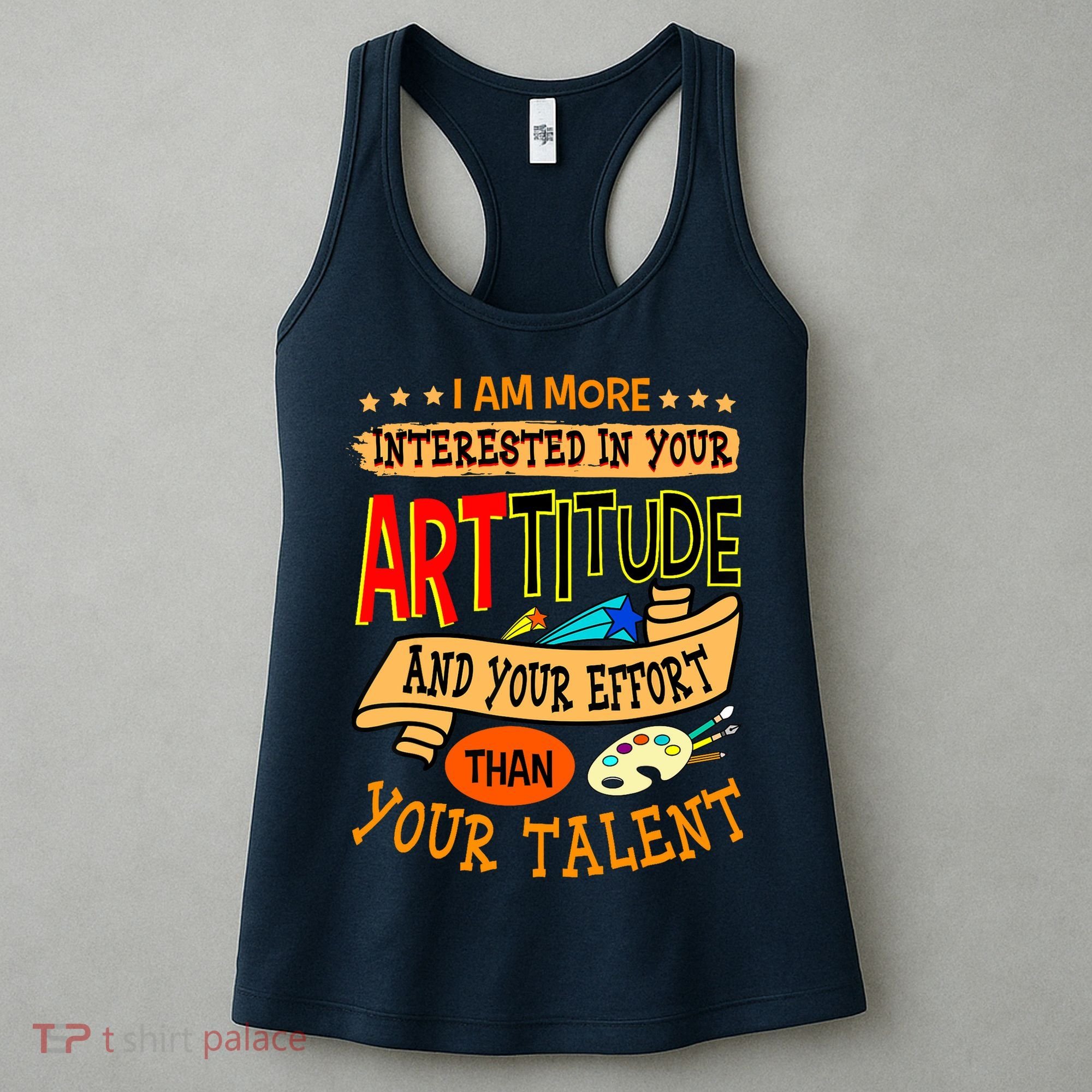 Art Teacher Student School Artist Illustrator Painter Women's Tank Top