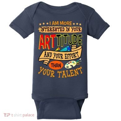 Art Teacher Student School Artist Illustrator Painter Baby Bodysuit