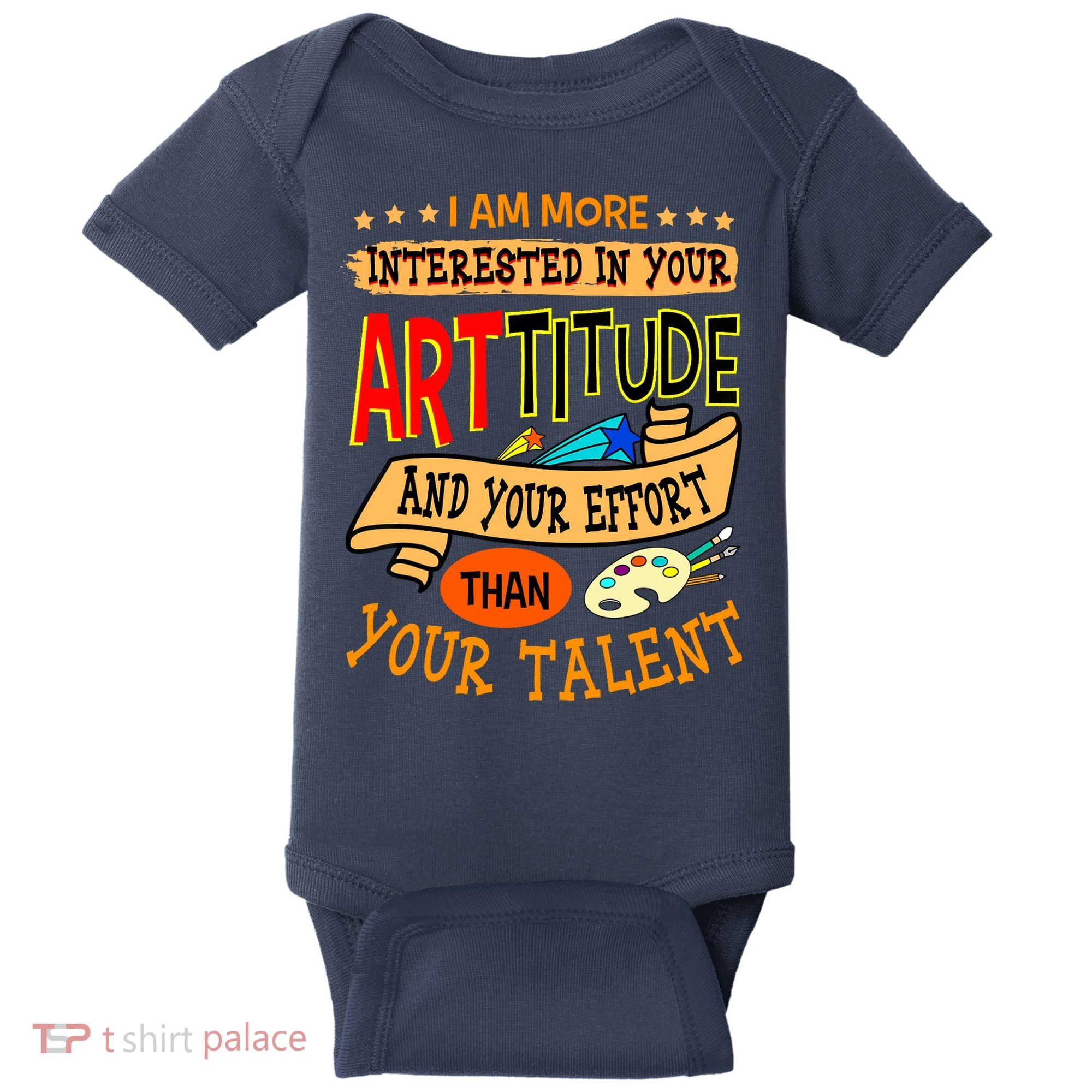 Art Teacher Student School Artist Illustrator Painter Baby Bodysuit