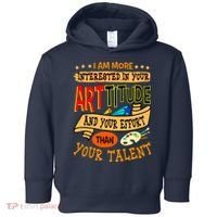 Art Teacher Student School Artist Illustrator Painter Toddler Hoodie thumb 0