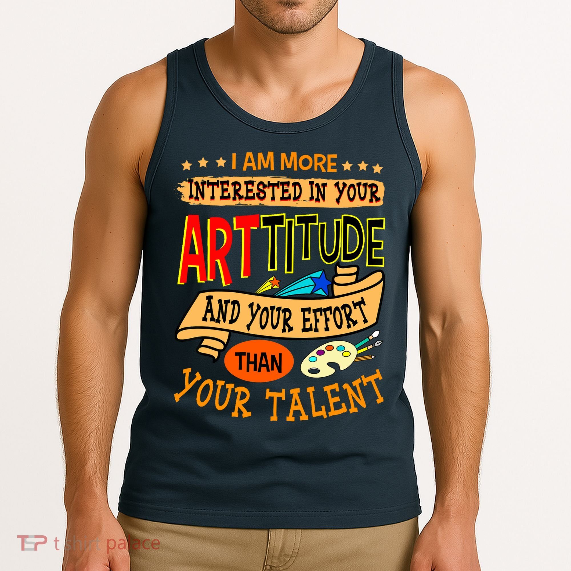 Art Teacher Student School Artist Illustrator Painter Tank Top