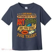 Art Teacher Student School Artist Illustrator Painter Toddler T-Shirt thumb 0
