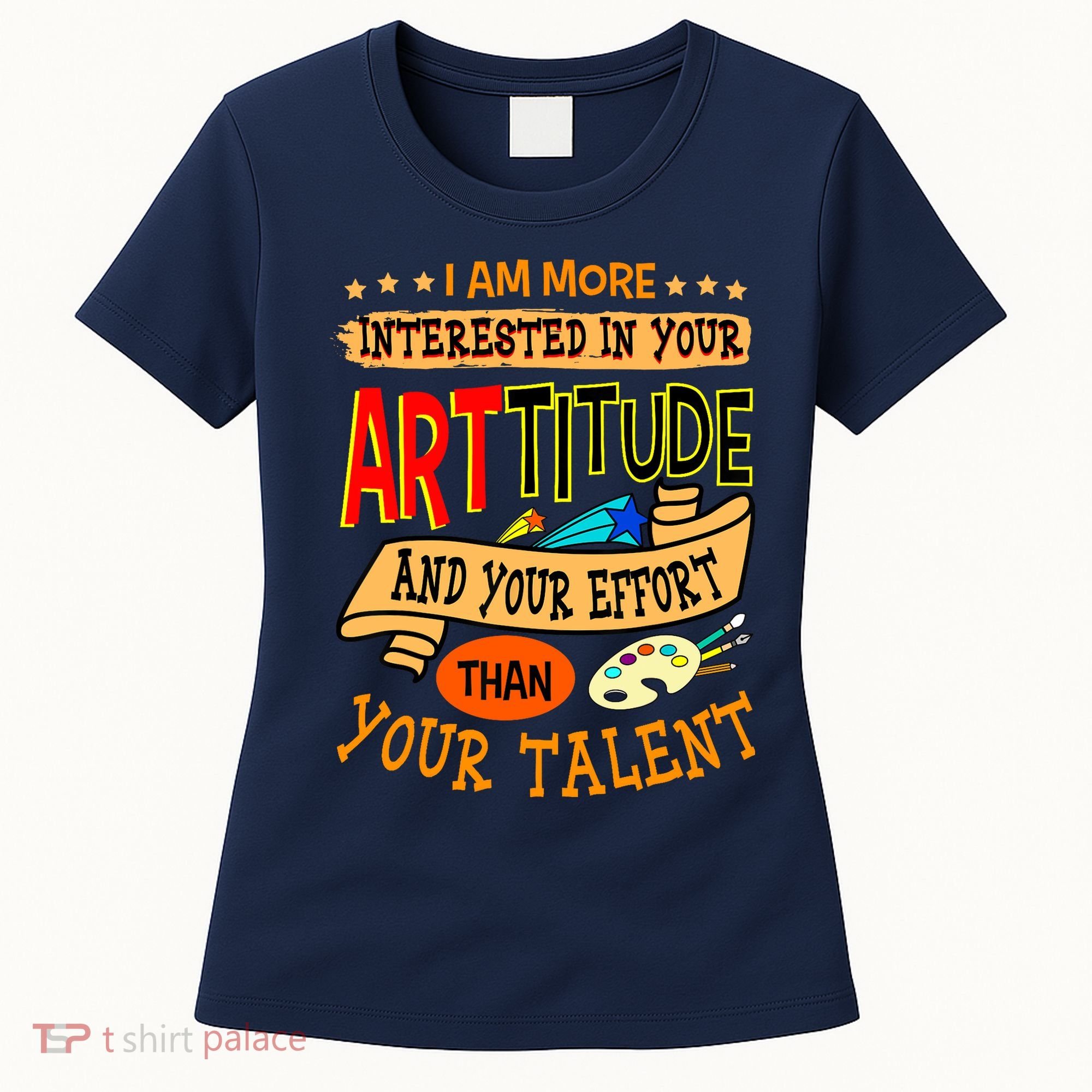 Art Teacher Student School Artist Illustrator Painter Women's T-Shirt