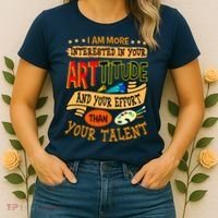 Art Teacher Student School Artist Illustrator Painter Women's T-Shirt thumb 2