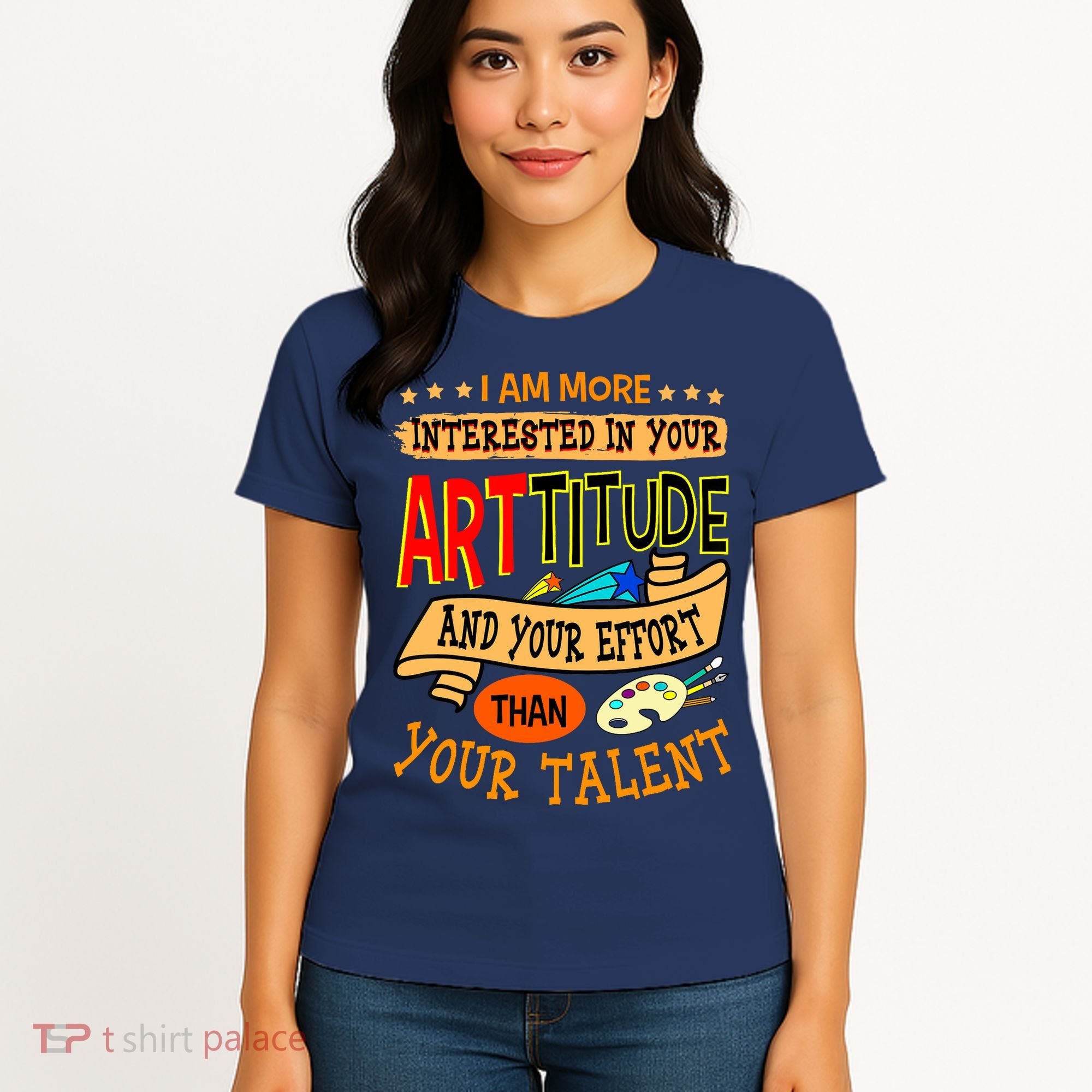 Art Teacher Student School Artist Illustrator Painter Women's T-Shirt