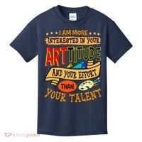 Art Teacher Student School Artist Illustrator Painter Kids T-Shirt thumb 0