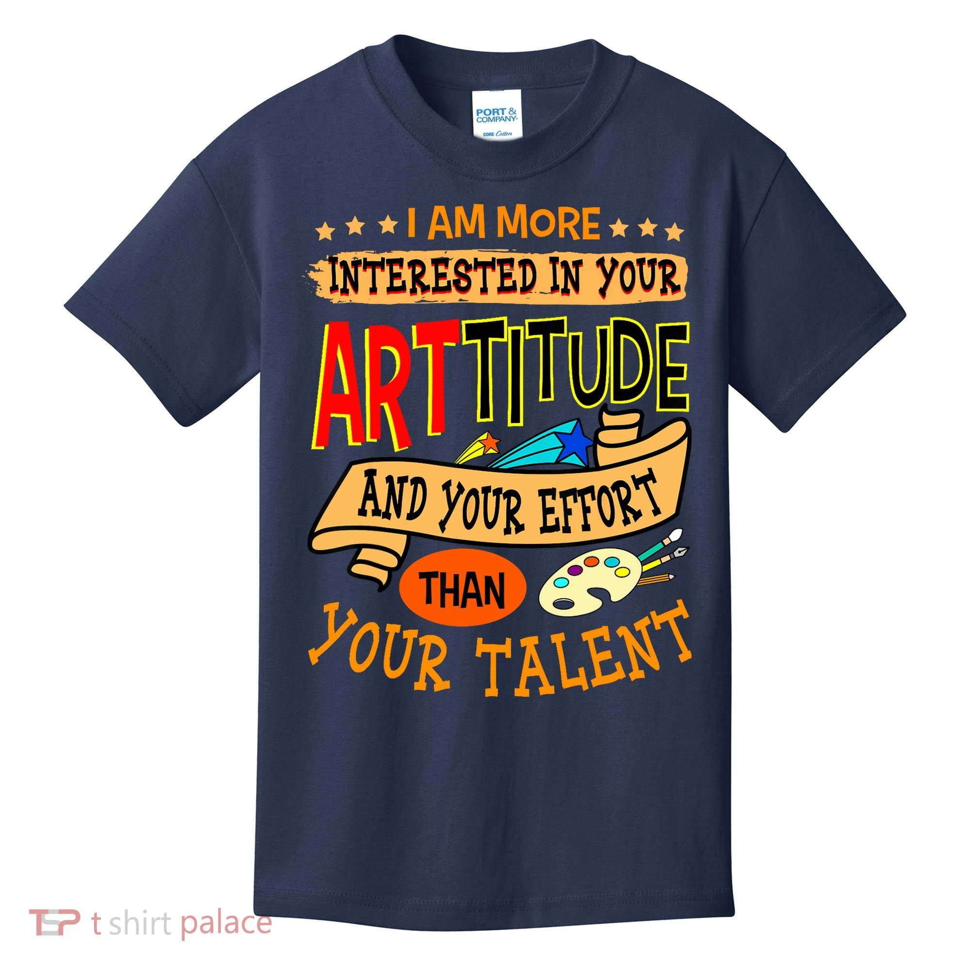 Art Teacher Student School Artist Illustrator Painter Kids T-Shirt