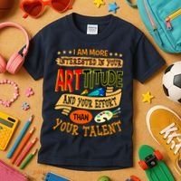 Art Teacher Student School Artist Illustrator Painter Kids T-Shirt thumb 3