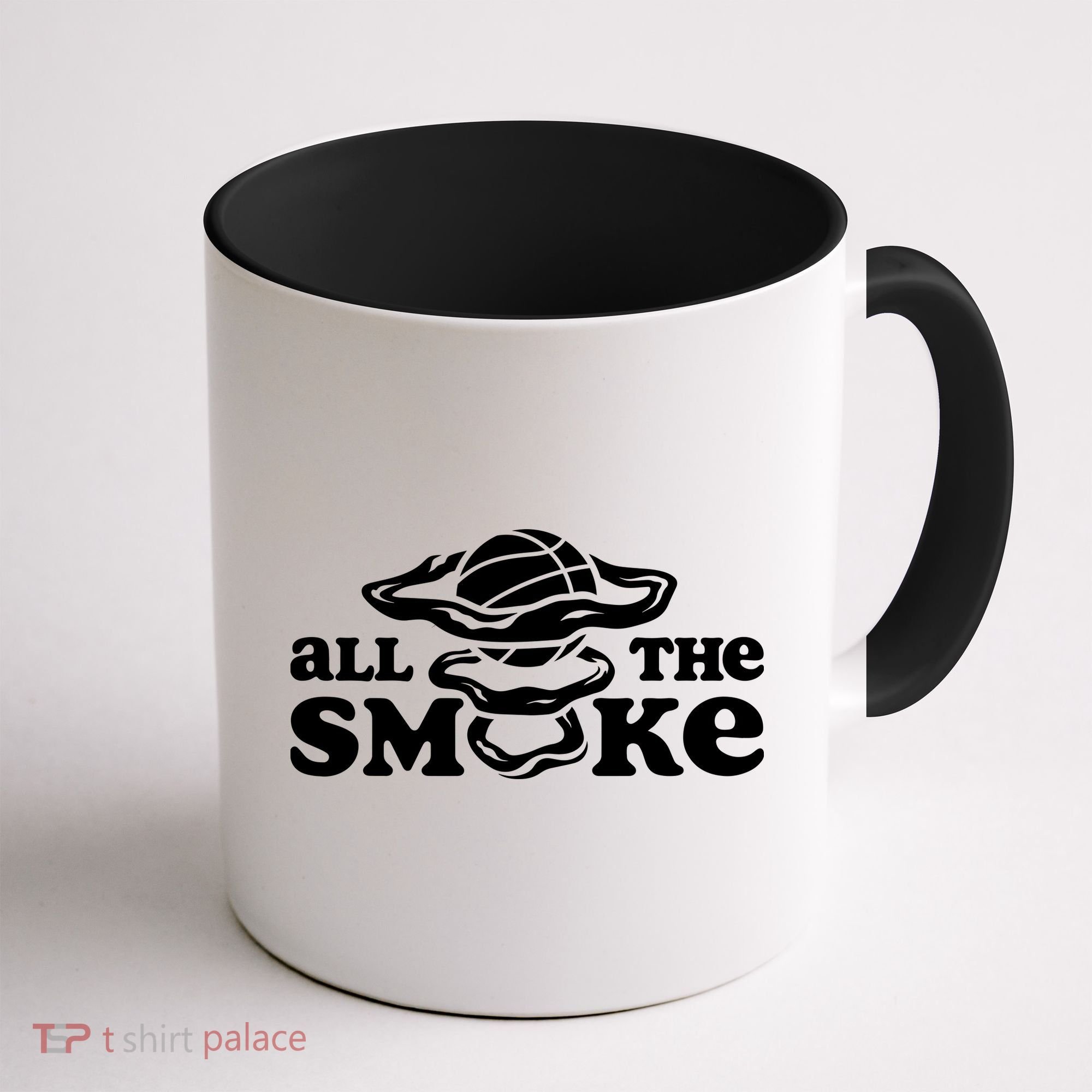 All The Smoke Funny Basketball Podcast Coffee Mug