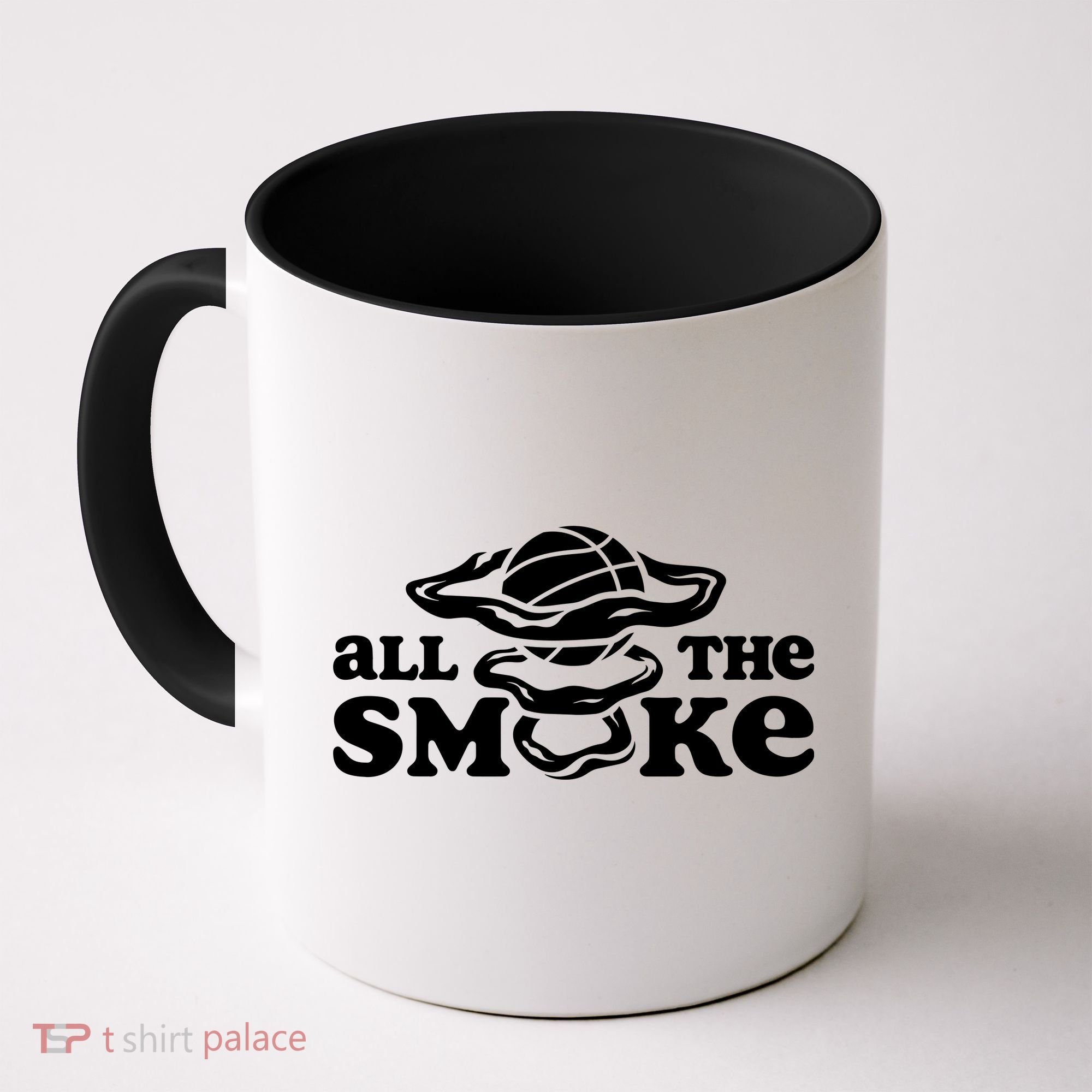 All The Smoke Funny Basketball Podcast Coffee Mug