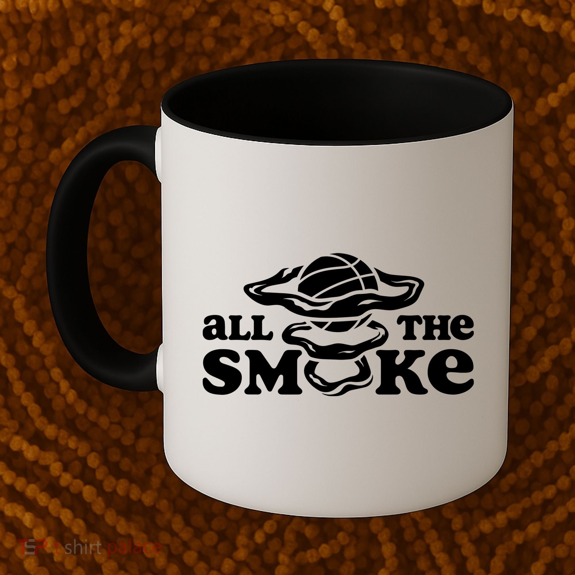 All The Smoke Funny Basketball Podcast Coffee Mug