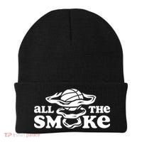 All The Smoke Funny Basketball Podcast Beanie thumb 0