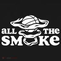 All The Smoke Funny Basketball Podcast Women's Hoodie thumb 2