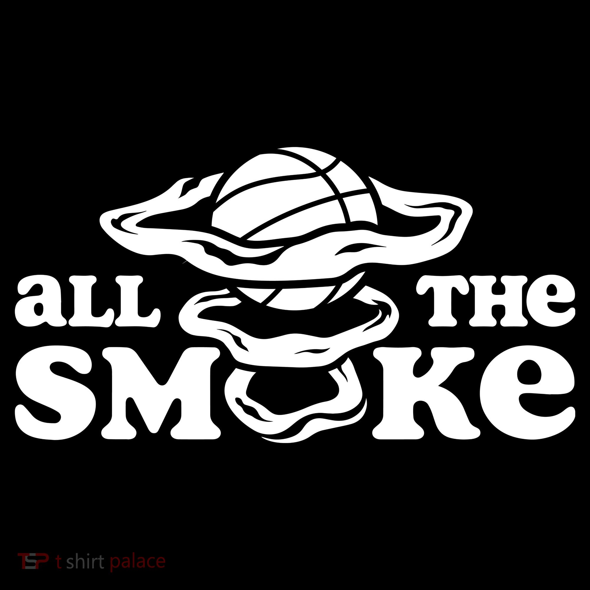 All The Smoke Funny Basketball Podcast Women's Hoodie