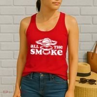 All The Smoke Funny Basketball Podcast Women's Tank Top thumb 2