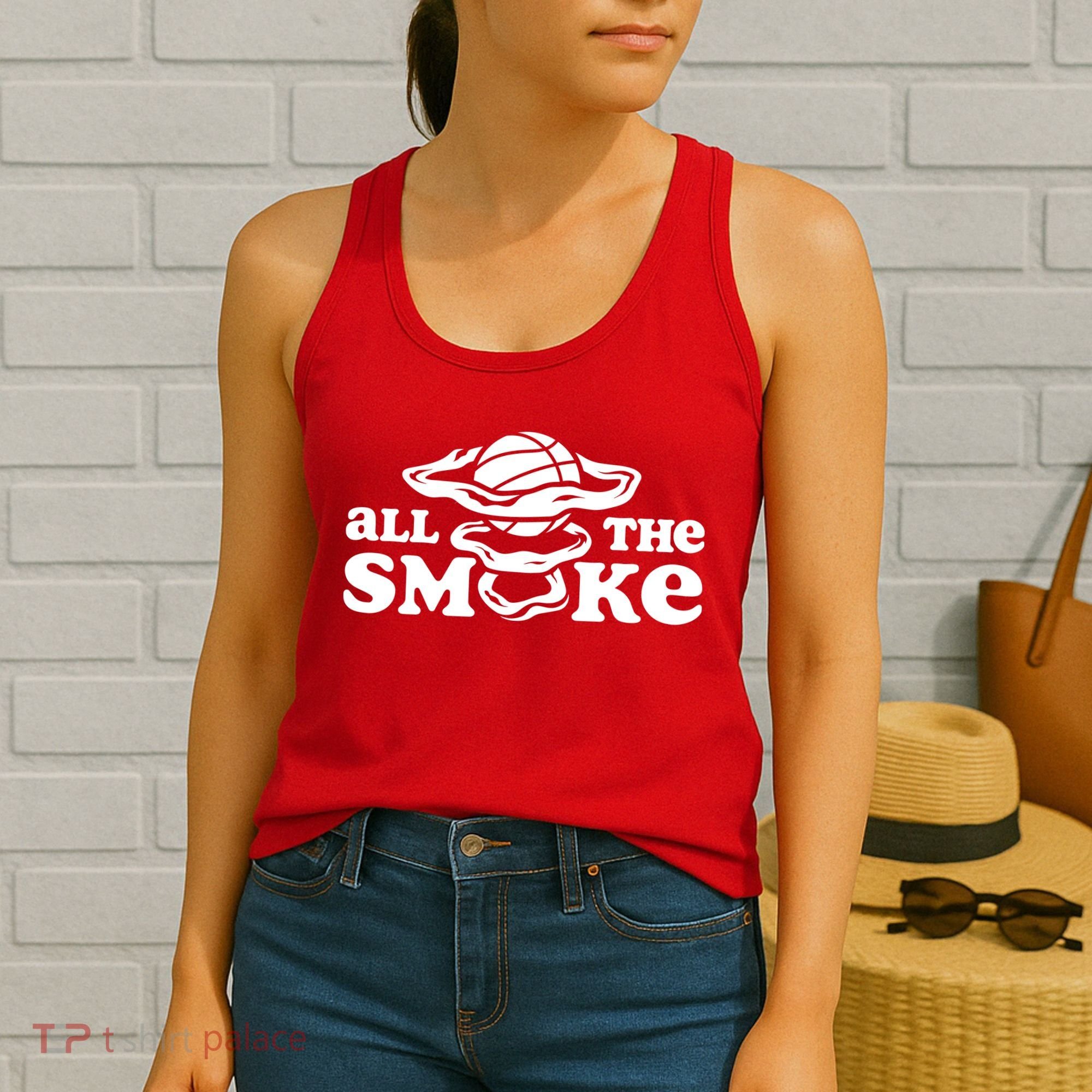 All The Smoke Funny Basketball Podcast Women's Tank Top