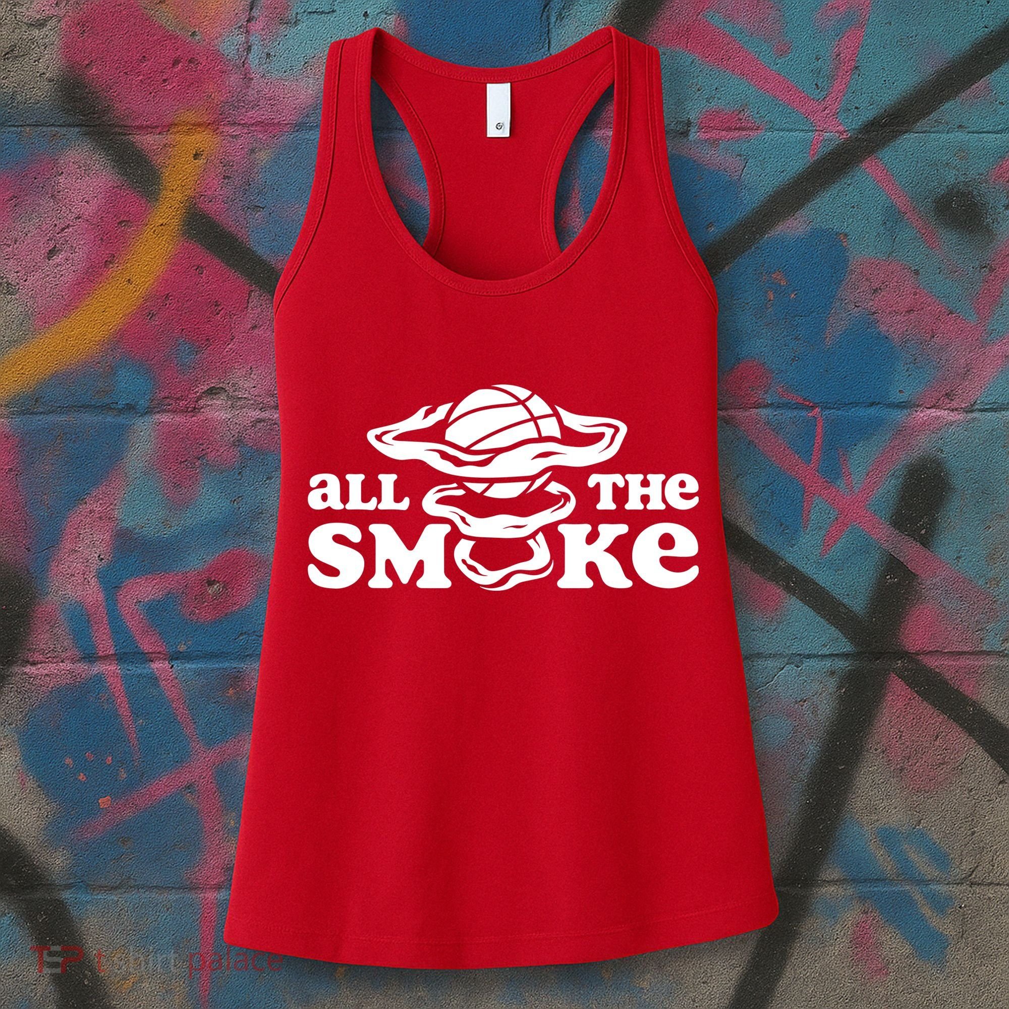 All The Smoke Funny Basketball Podcast Women's Tank Top