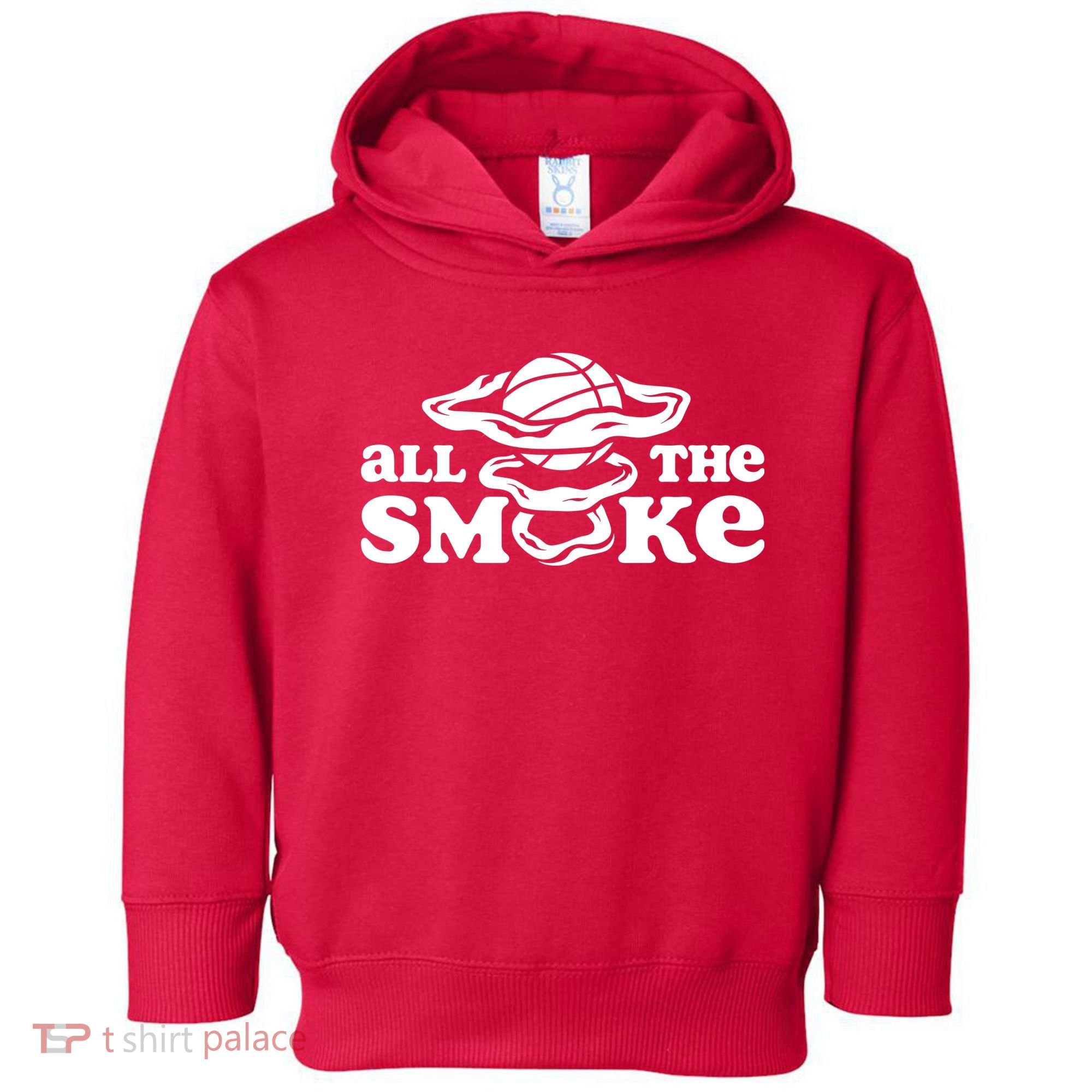 All The Smoke Funny Basketball Podcast Toddler Hoodie