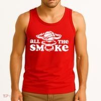 All The Smoke Funny Basketball Podcast Tank Top thumb 3