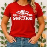 All The Smoke Funny Basketball Podcast Women's T-Shirt thumb 2