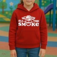 All The Smoke Funny Basketball Podcast Kids Hoodie thumb 3