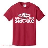 All The Smoke Funny Basketball Podcast Kids T-Shirt thumb 0